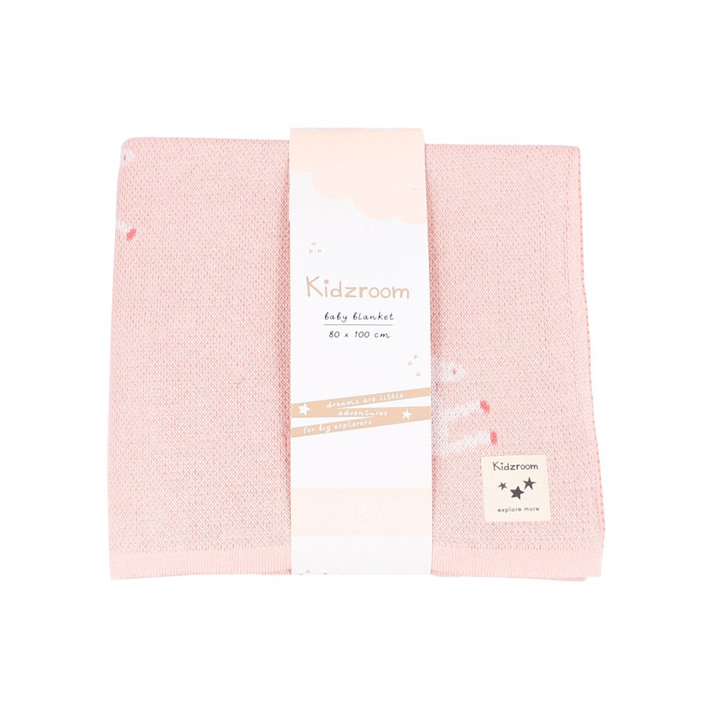 Kidzroom - Kids Blanket - Stella The Unicorn - Pink