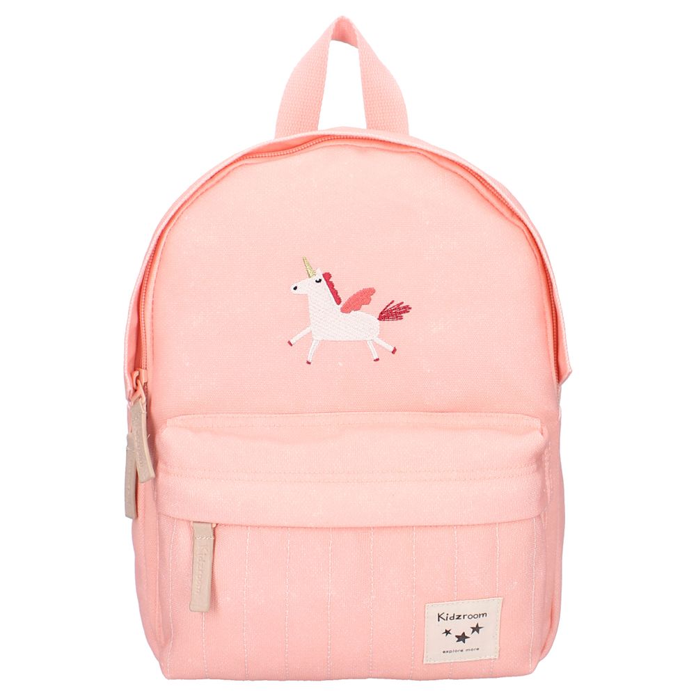 Kidzroom - Girl's Unicorn Backpack - Pink - 12-Inch/30.5cm