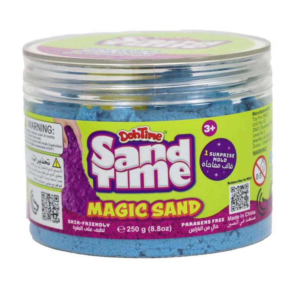 DohTime - Sandtime Magic Sand With Mold - 250 gm - Color May Vary - 1 Pc