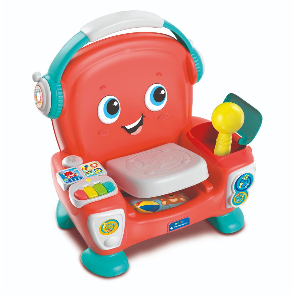 Clementoni - Baby Interactive Musical Chair - Red