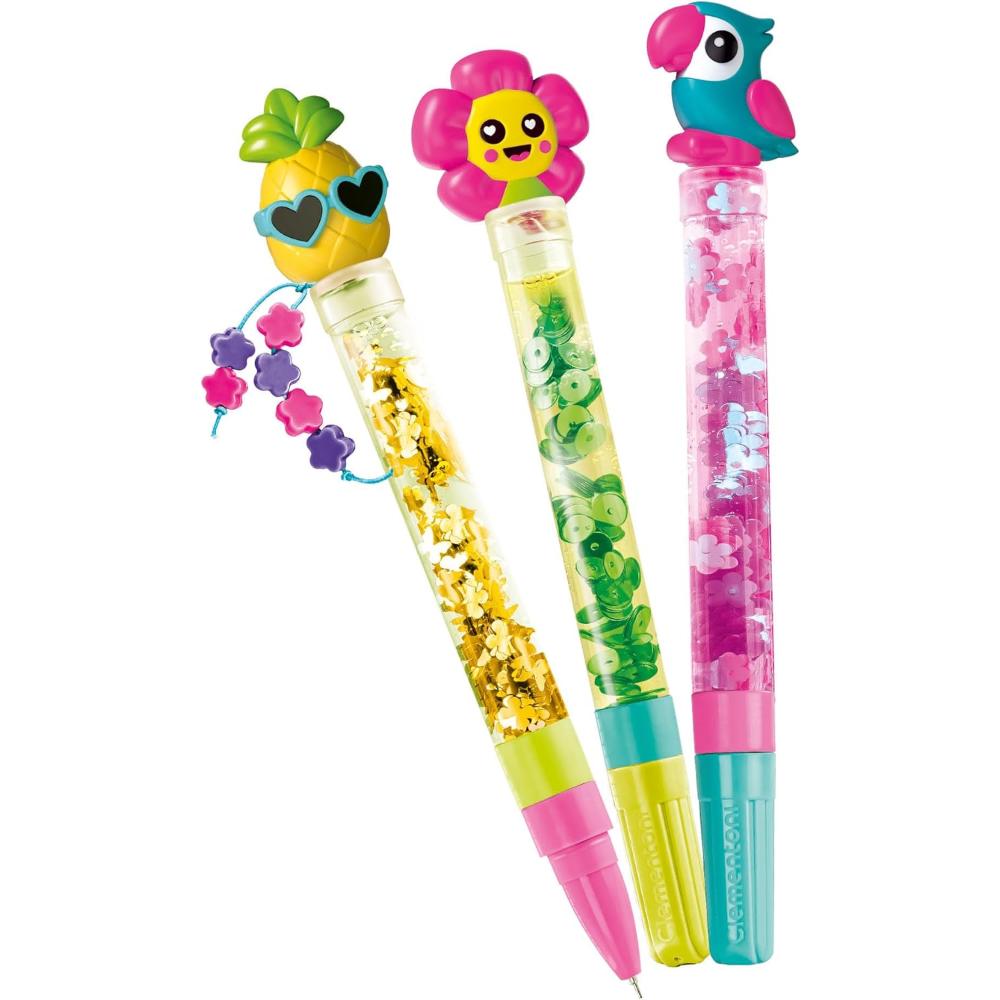 Clementoni - Idea Tropical Pens DIY Craft Kit