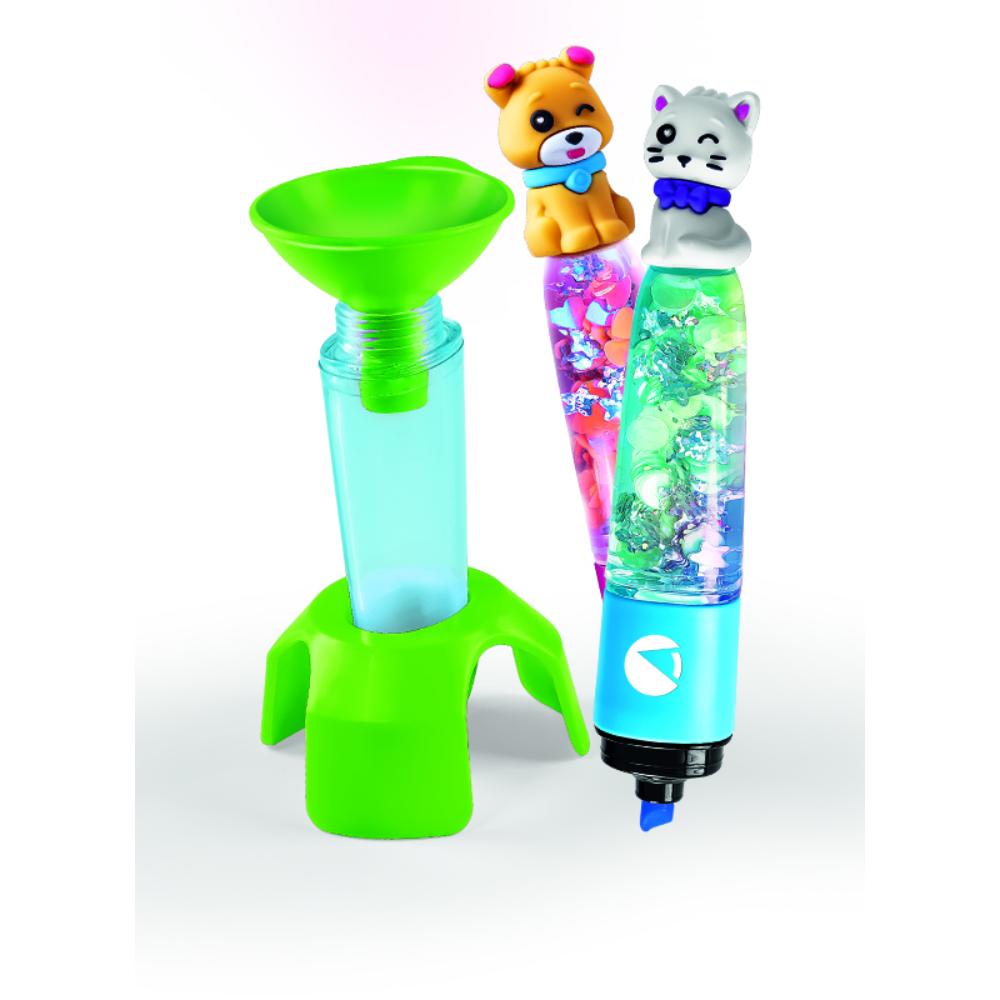 Clementoni - Idea Create Your Highlighter - Sweet Pets - Pack of 2