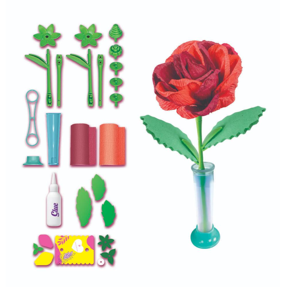 Clementoni - Idea Create Your Flower Kit - Rose