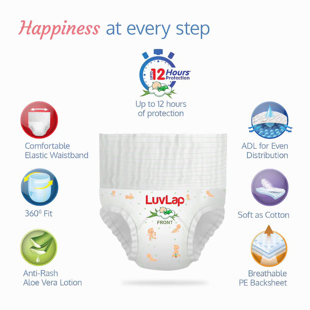 LuvLap - Diaper Pants - XL - 12-17Kg - 54pcs