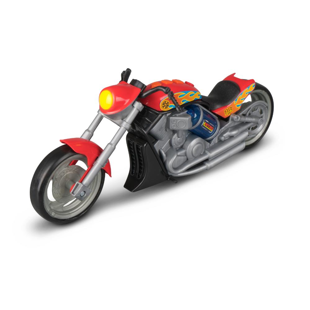 Nikko - Road Ripper Push Powered Motorcycle Nitro Burnout Chopper With Lights And Sound - Assorted 1 Piece - Color May Vary