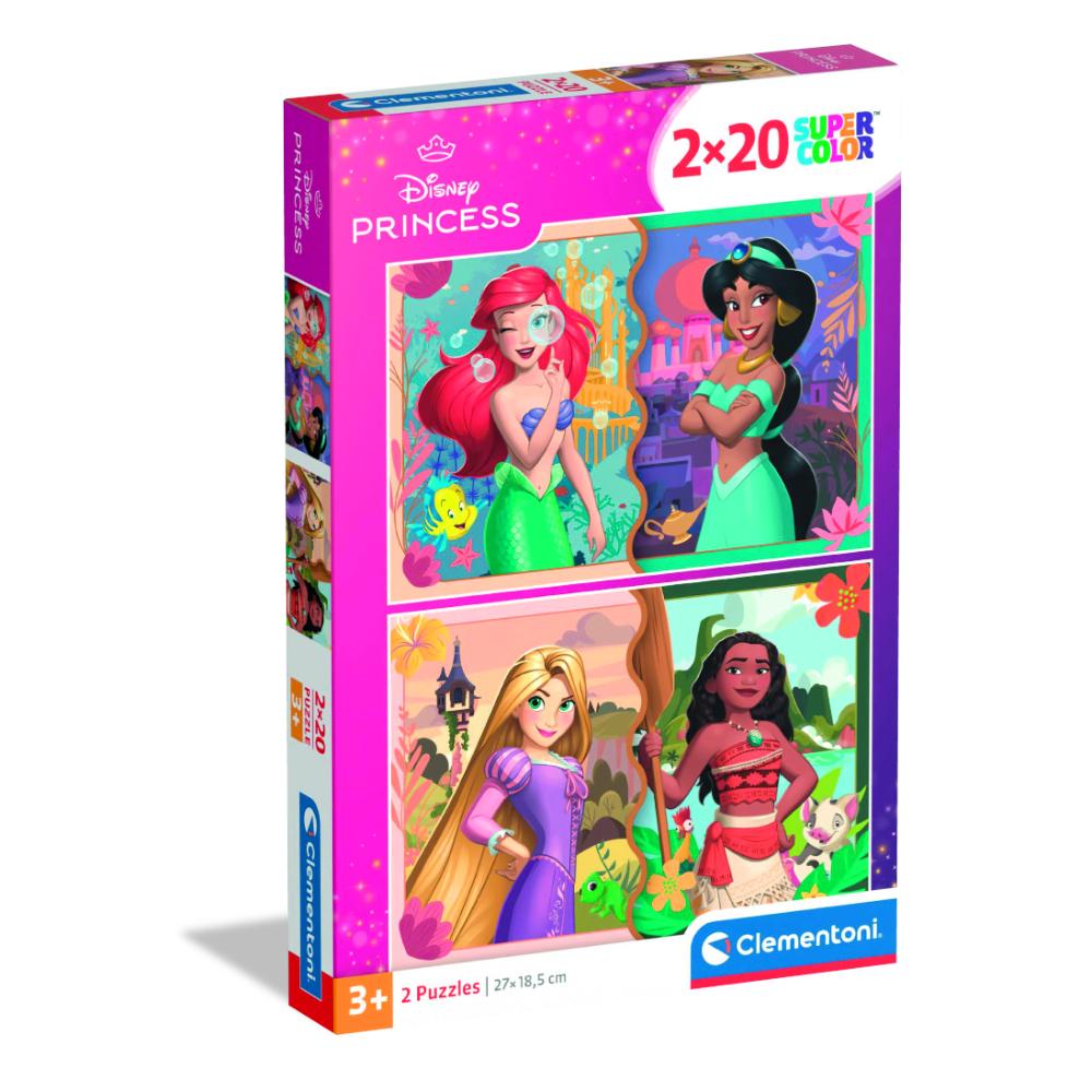 Clementoni - Disney Princess  Jigsaw Puzzle - 2x20pcs