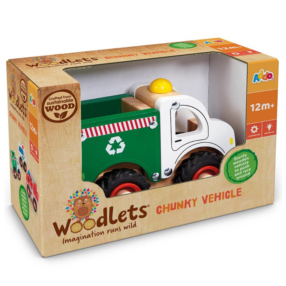 ADDO - Woodlets Chunky Wooden Vehicles - 1pc -  Style May Vary