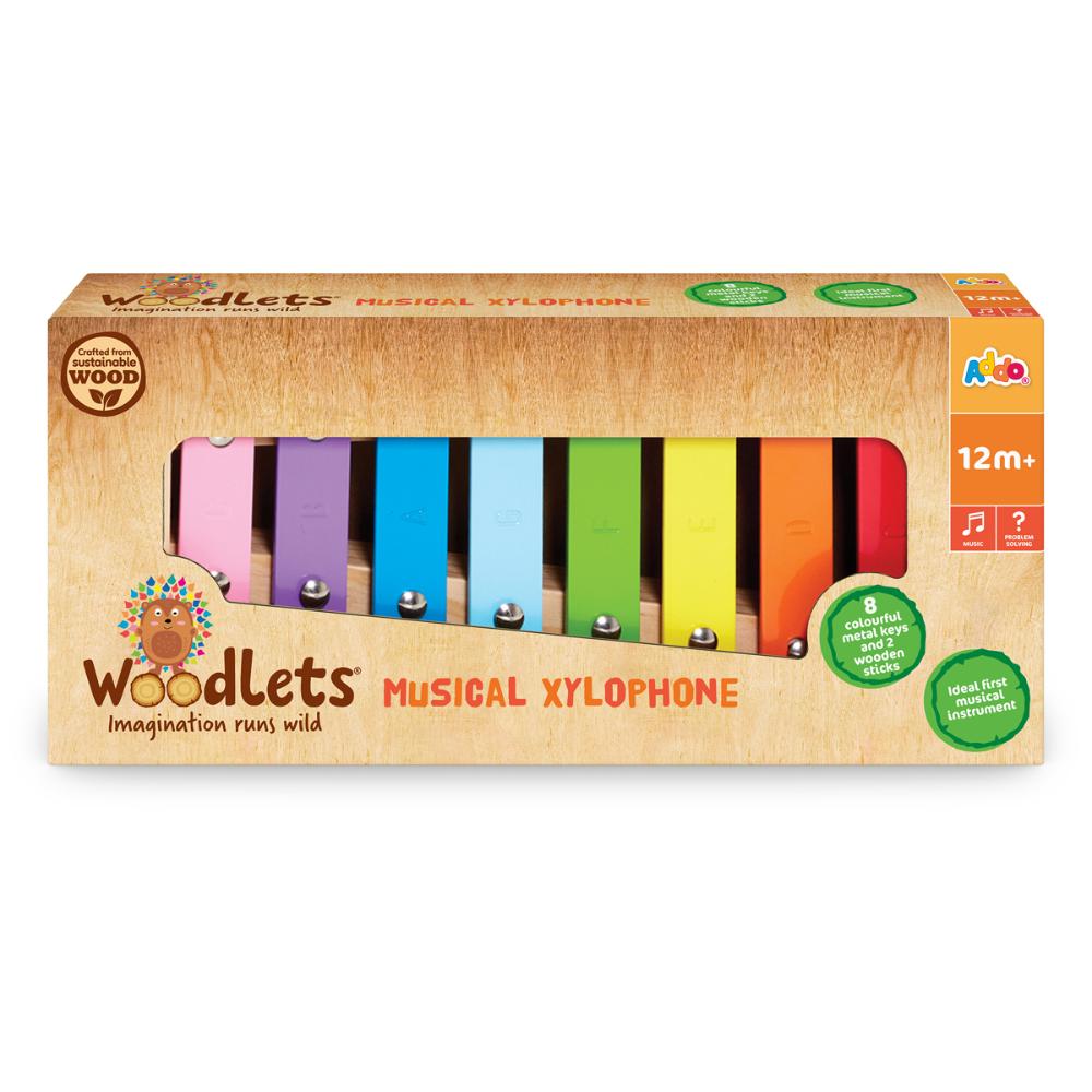 ADDO - Woodlets Musical Wooden Xylophone - MultiColor