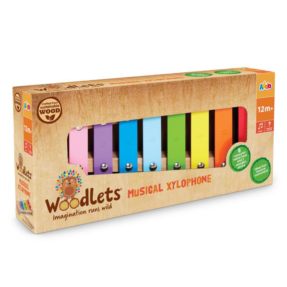 ADDO - Woodlets Musical Wooden Xylophone - MultiColor