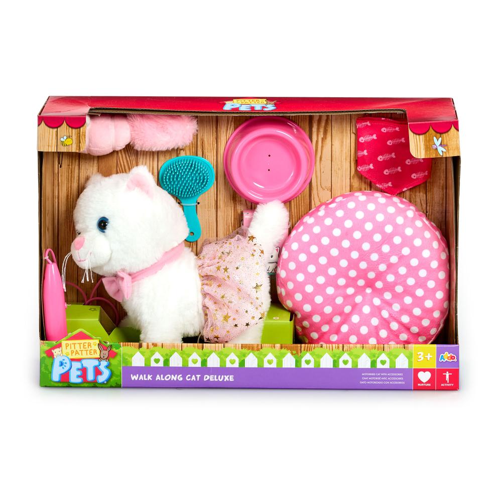 ADDO - Pitter Patter Pets - Walk Along Cat Deluxe - 1pc
