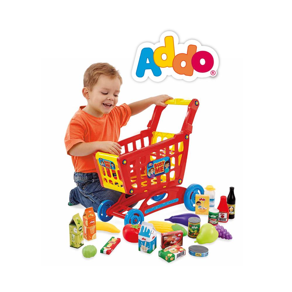 ADDO - Busy Me Vegetables And Fruits My Shopping Trolley Set