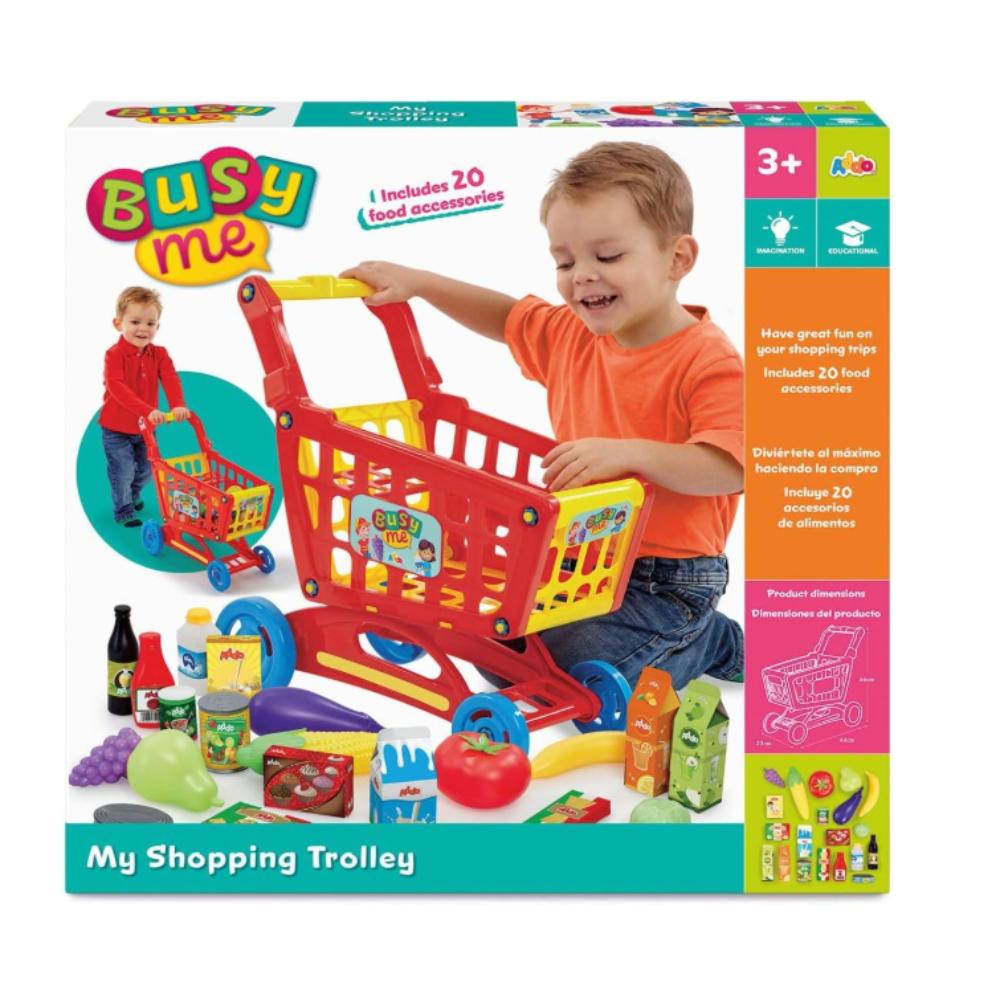 ADDO - Busy Me Vegetables And Fruits My Shopping Trolley Set