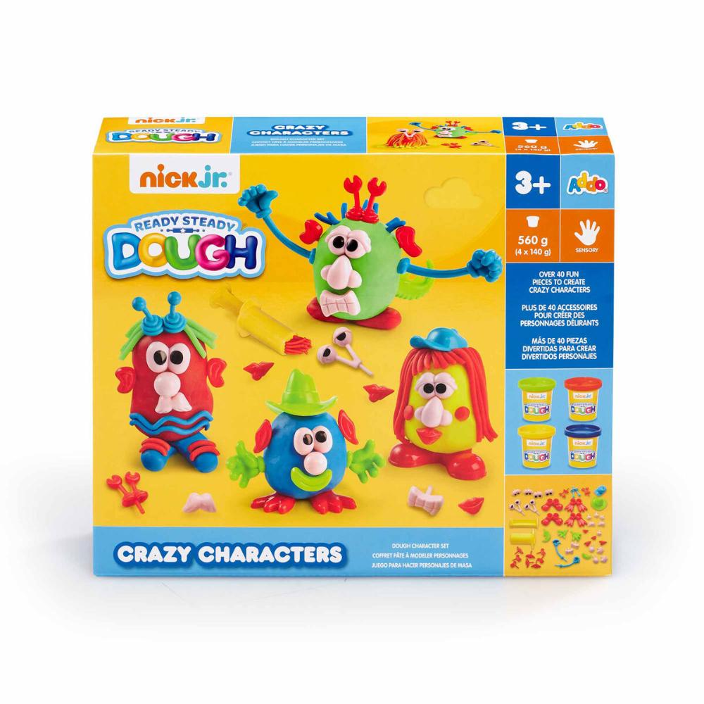 ADDO - Nick Junior Crazy Characters Play Dough - 560gm
