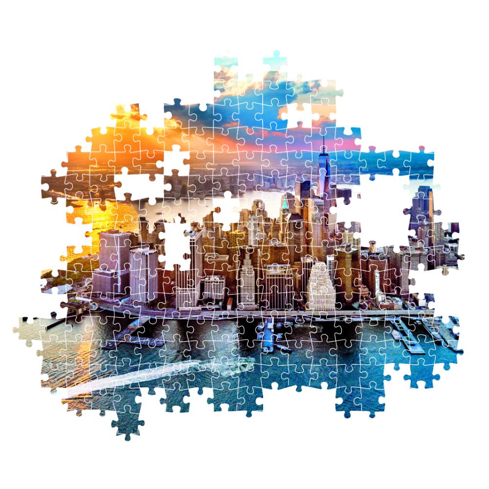 Clementoni - HQC New York Puzzle And Poster - 500 Pcs