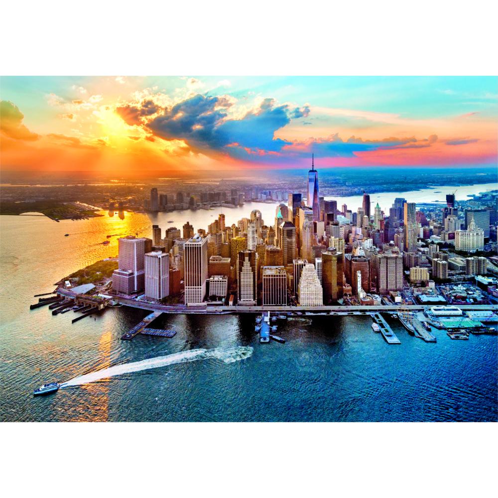 Clementoni - HQC New York Puzzle And Poster - 500 Pcs