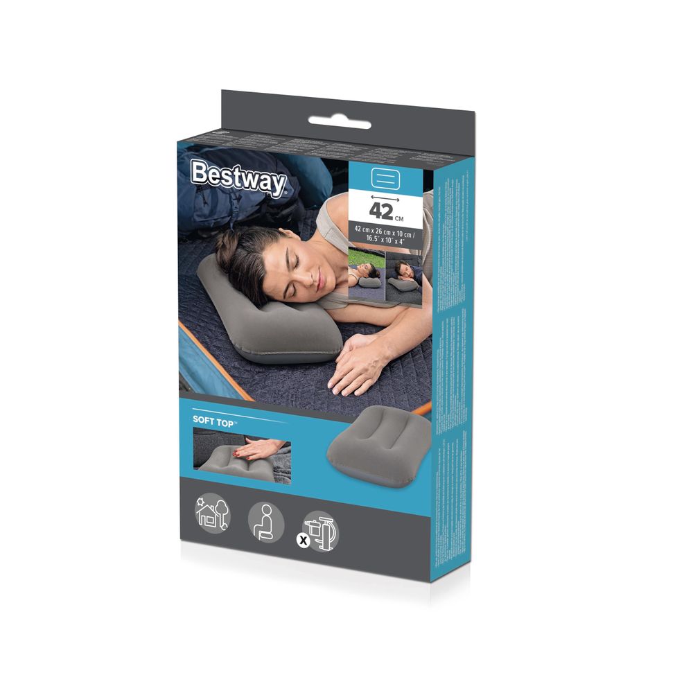 بيست واي - وسادة هوائية مبطنة - قطعة واحدة - قد يختلف اللون