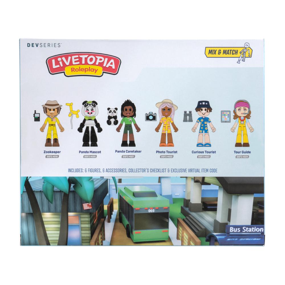 Dev Series - Day At The Zoo Collectible Figures - 12 Pcs - 3-Inch