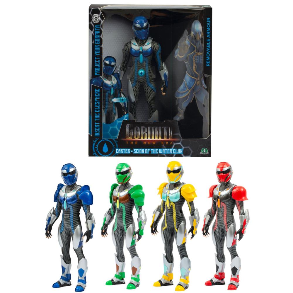 Gormiti - New Era Scions Deluxe Action Figures With Removable Armor - 27 cm - Style May Vary - 1 Pc