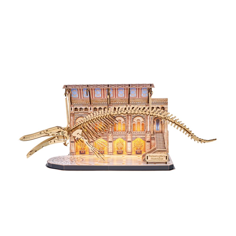 Cubic Fun - 3D Puzzle With LED Blue Whale - Balaenoptera Musculus - 222 Pcs