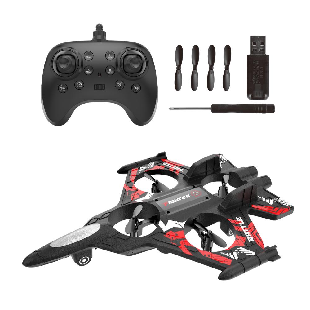 باور جوي - طائرة مقاتلة بدون طيار للتحكم عن بعد - 4 قنوات - 2.4 جيجاهرتز - قطعة واحدة متنوعة - قد يختلف اللون