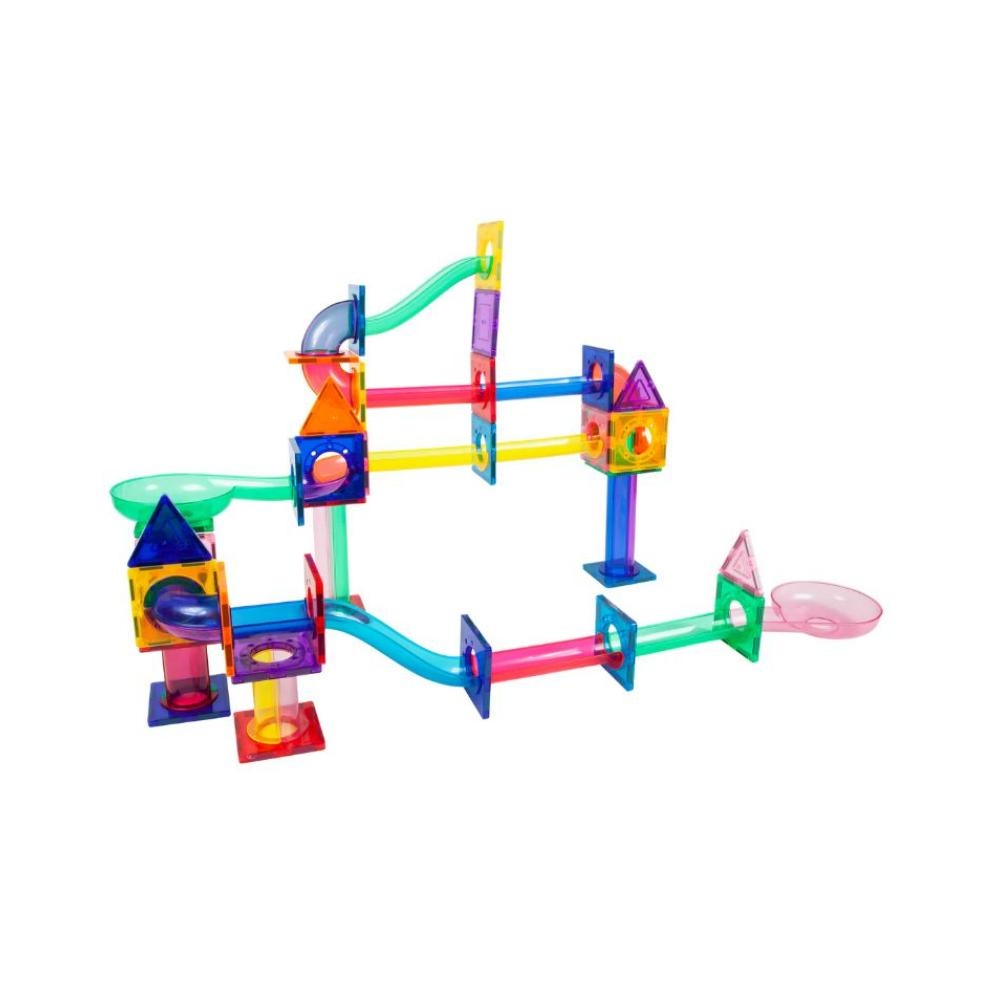 Picasso Tiles - Magnetic Marble Run Playset - 71 Pcs