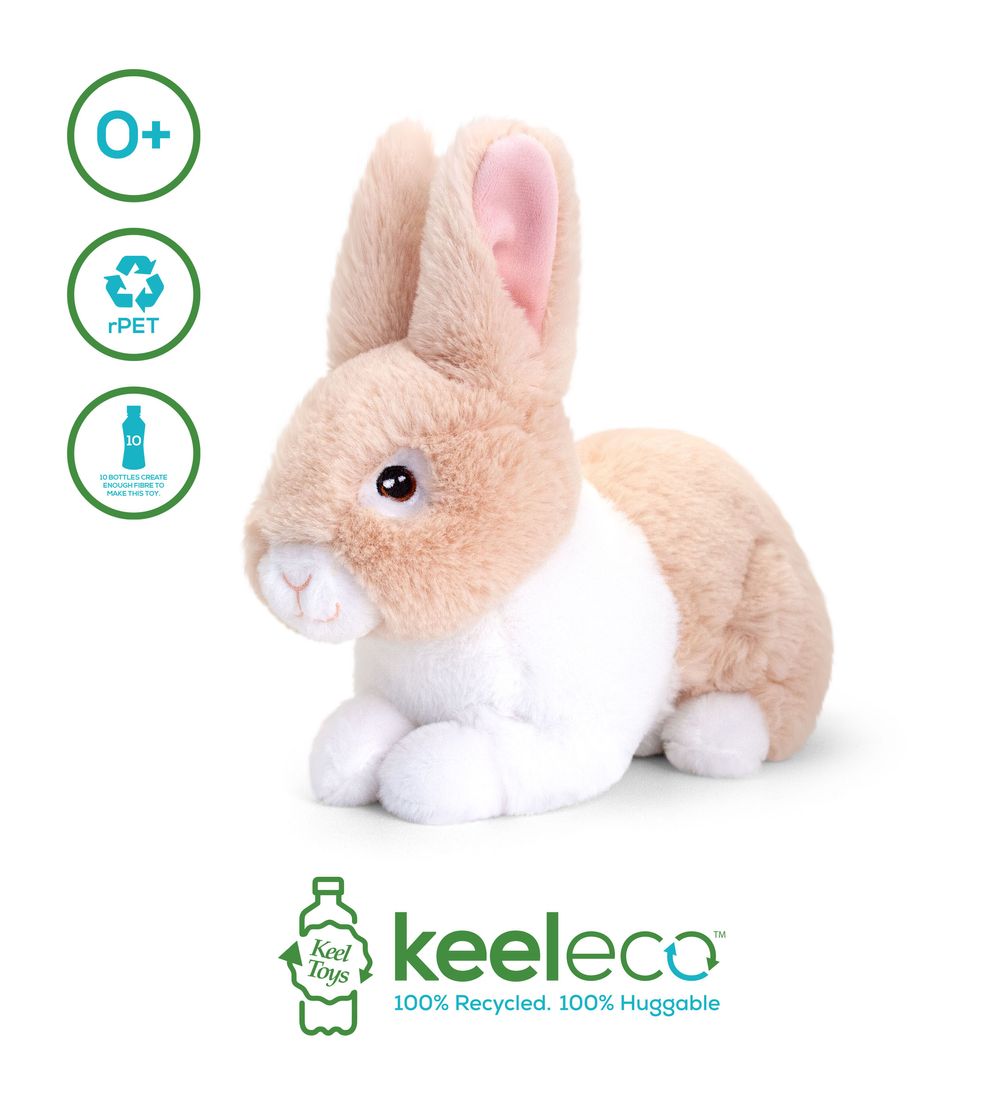 Keel Toys - Keeleco Bunnies 18cm 1pc - Style May Vary