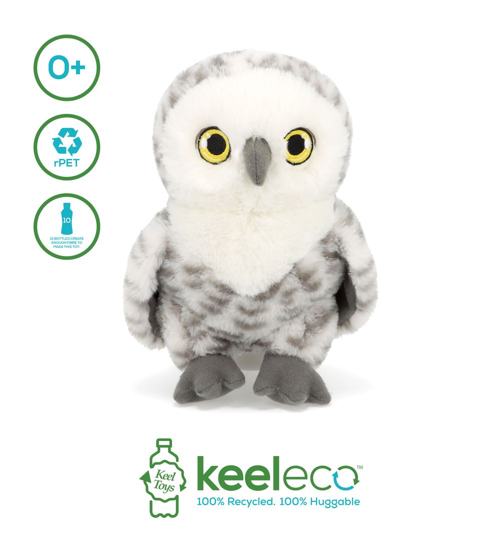 Keel Toys - Keeleco Owl 18cm 1pc - Style May Vary