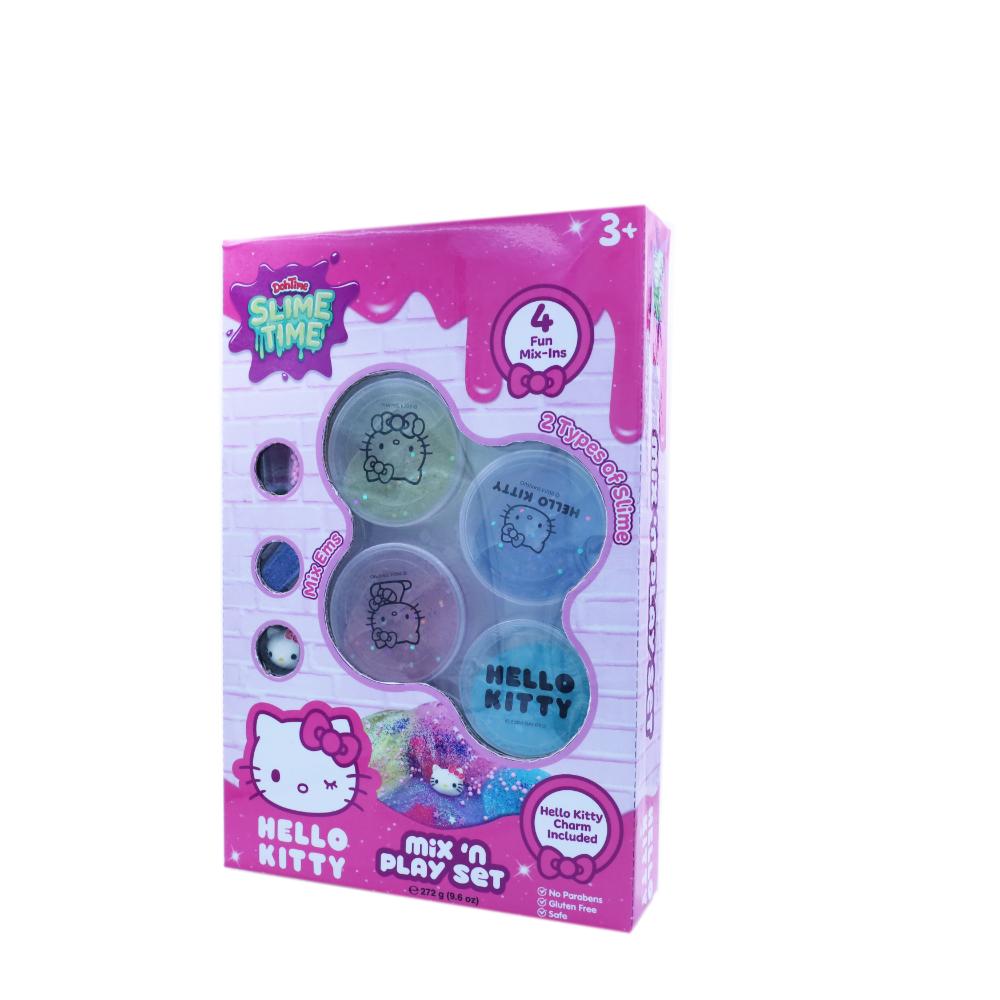 DohTime - Hello Kitty Slimetime Mix N Playset - 272 gm - 8 Pcs