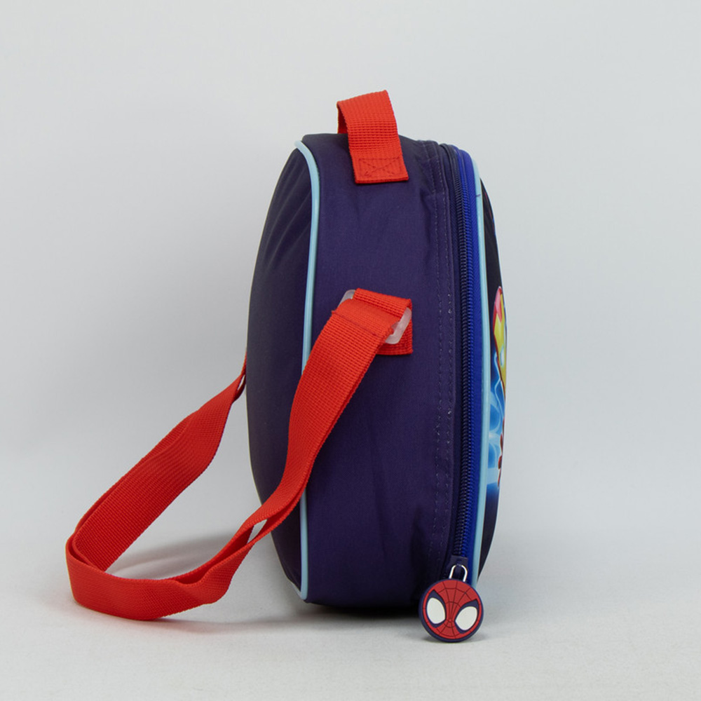 سبايدرمان - شنطة غداء معزولة - أزرق