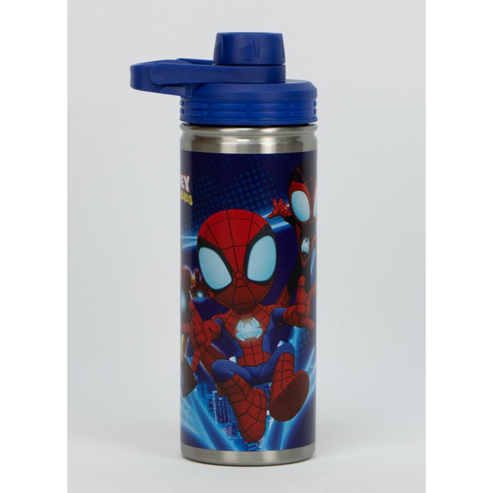 سبايدرمان - زمزمية ماء ستانلس ستيل - 620 مل