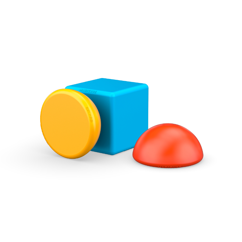 Geomag - Magicube Stacking Blocks Magnetic Building Toy - 8pcs