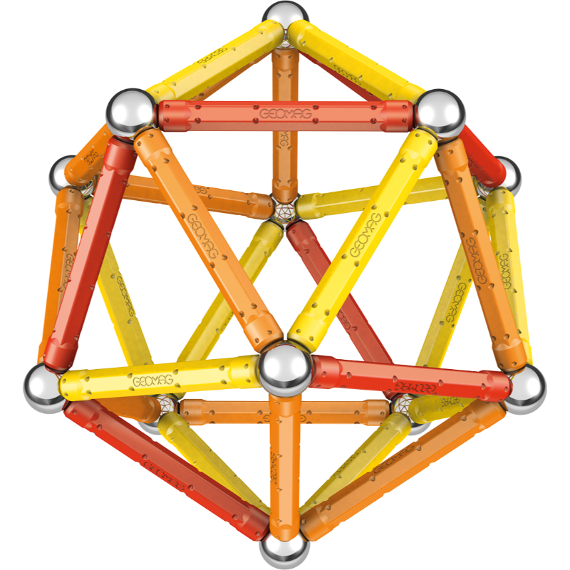 Geomag - Leonardo Da Vinci Geometry Magnetic Construction Toy - 67pcs