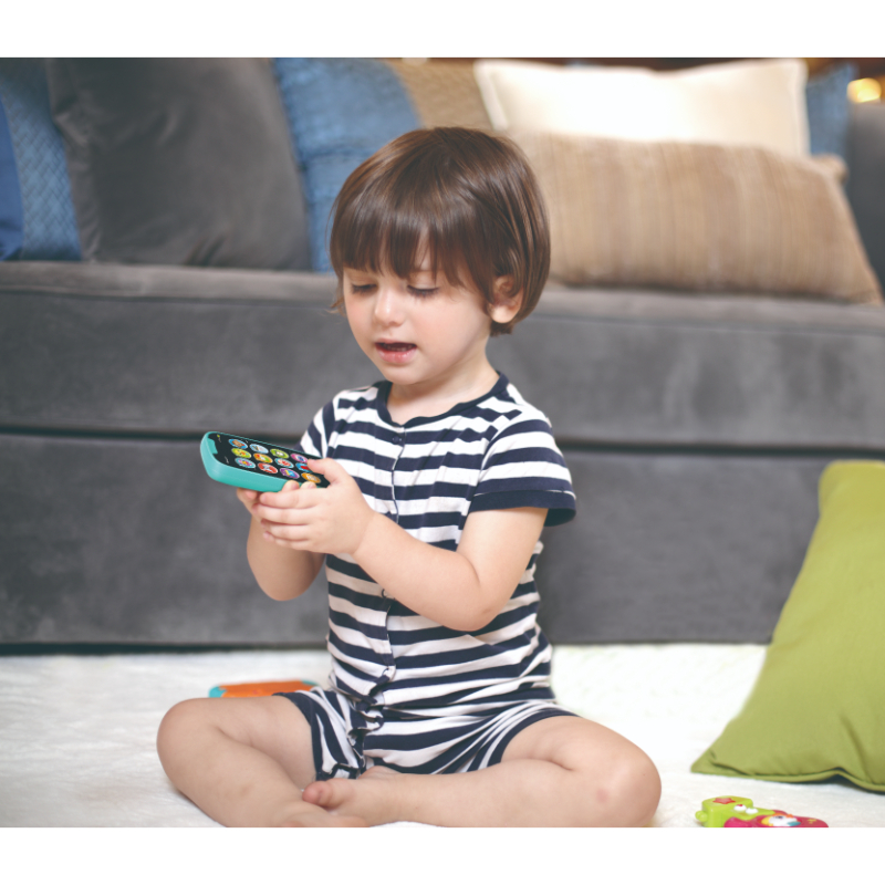 هولا - أول لعبة هاتف ذكي تفاعلية للأطفال - أزرق