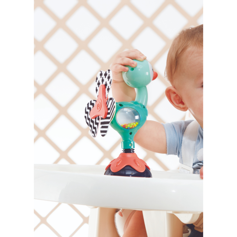 Hola - Highchair Toy With Suction Mealtime Toys - Peacock