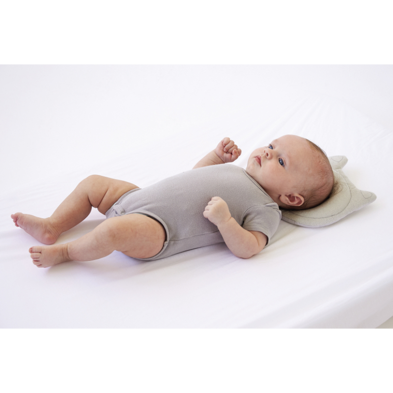 Tineo - Headrest Shaper Baby Infant Pillow - Little Wolf Grey
