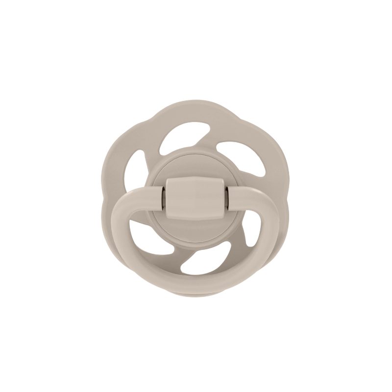 Nip - Cherry Baby Pacifier Round Soother 6m+ - Brown & Red - Pack of 2