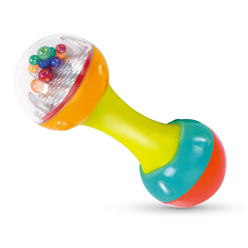 Hola - Grab & Shake Rocking Activity Rattle - Multicolor