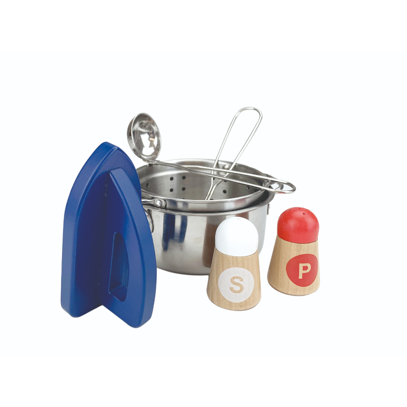 بيليدوك - مجموعة ألعاب تظاهرية 4 في 1 لمركز المنزل المتنقل - متعدد الألوان - 24 قطعة