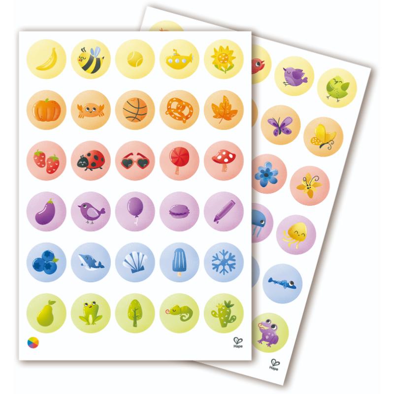 Hape - Crayon Colouring & Stickers Art Set - 18pcs