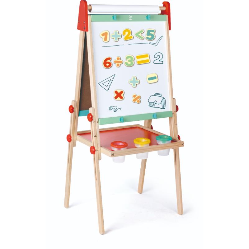 هيب - أرقام خشبية مغناطيسية - 54 قطعة