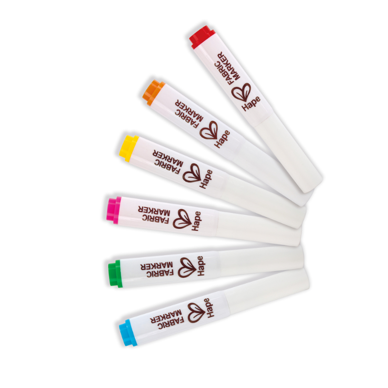 Hape - Colour Me Arts And Crafts Coloring Apron Set - 7 pcs