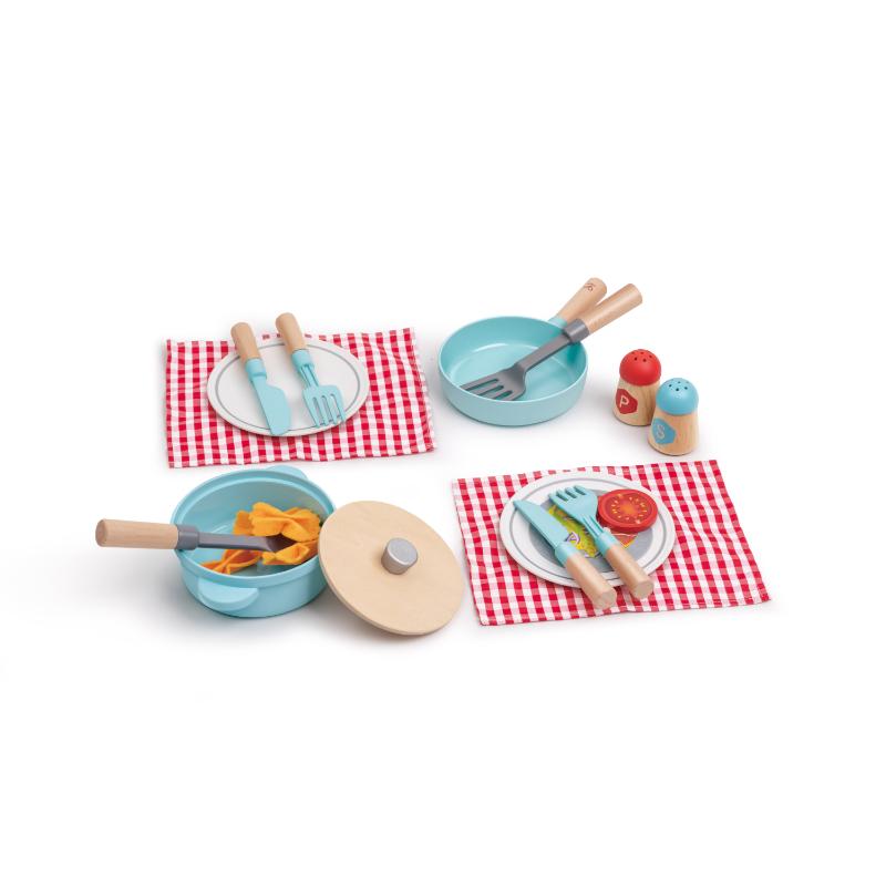 Hape - Little Chef Cooking & Serve Play Set - 21pcs