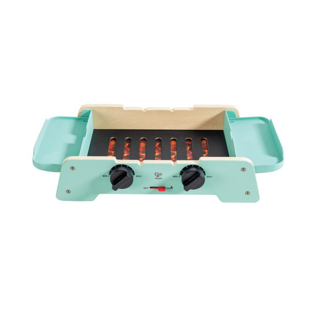 Hape - Wooden Sizzling Griddle & Grill BBQ Set - 24pcs