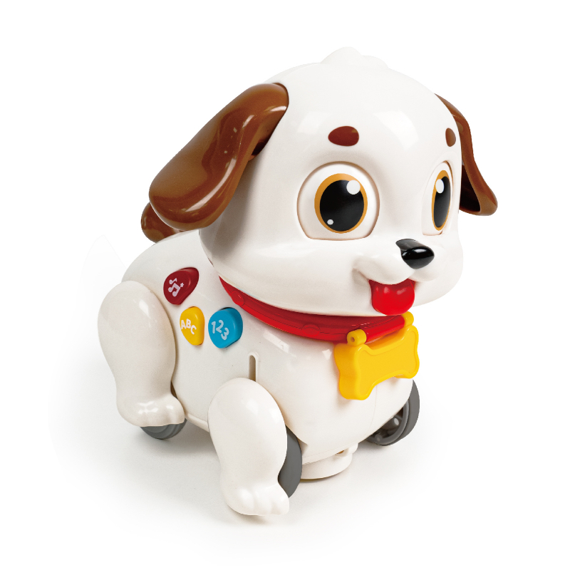 Hola - Crawl & Pull Along Learning Puppy - Multicolor