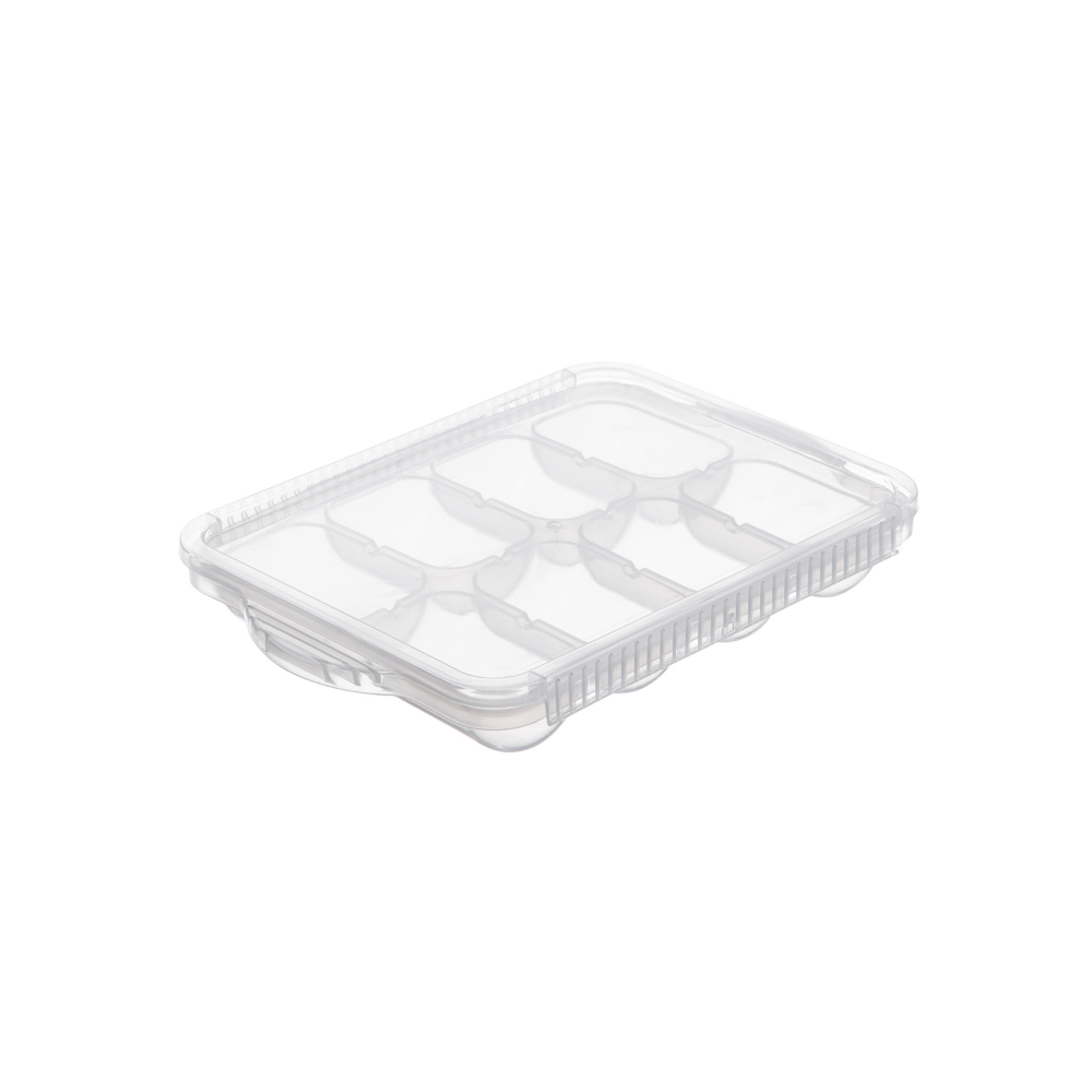 Inochi Amori Baby Food Freezer Tray With Lid 8 Cubes - White