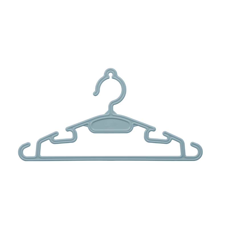 إينوتشي - علاقة ملابس أطفال رفيعة هارا 185 - 10 قطع - أزرق فاتح