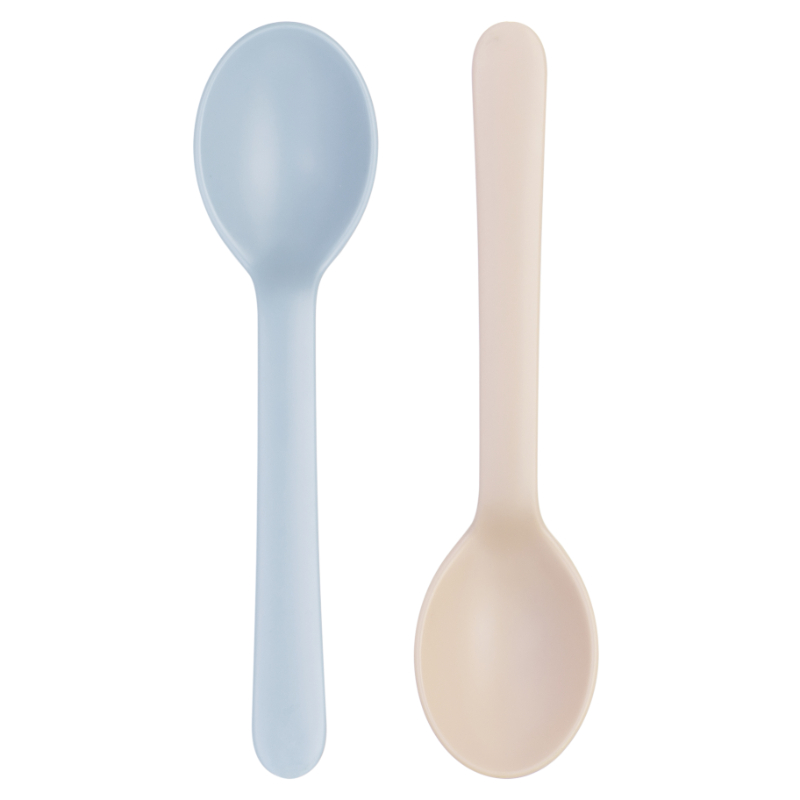 Inochi Amori Spoons 4pc Set - Milky Orange, Light Blue, Light Pink, Tea Green