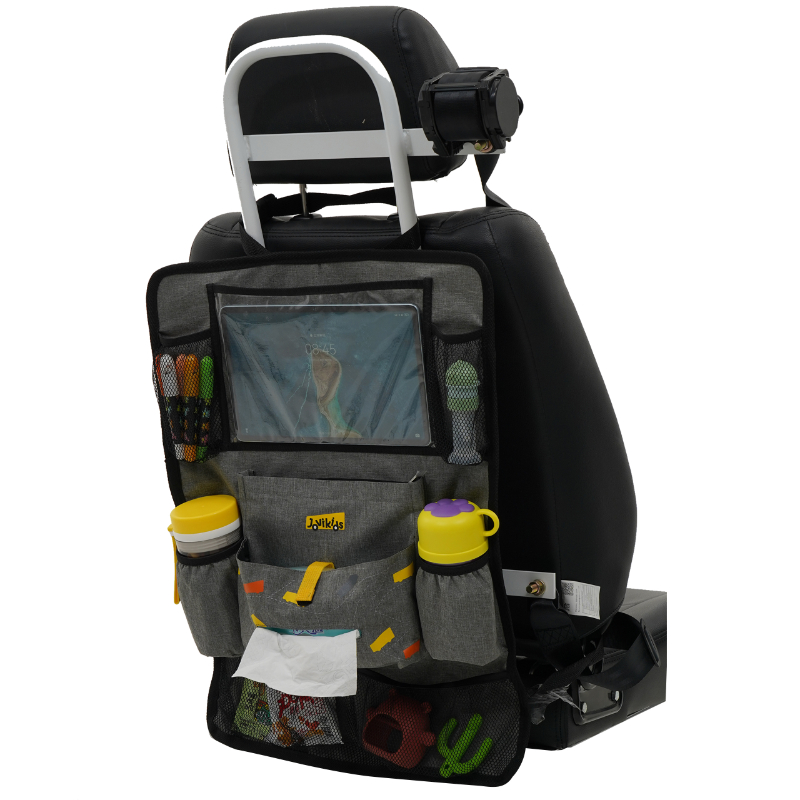 Jovikids - Car Seat Organizer With Pockets Only - Grey