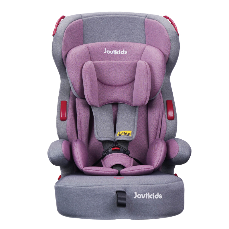 جوفيكيدز - كرسي سيارة تامي القابل للتحويل مع حزام أمان ثلاثي النقاط - وردي