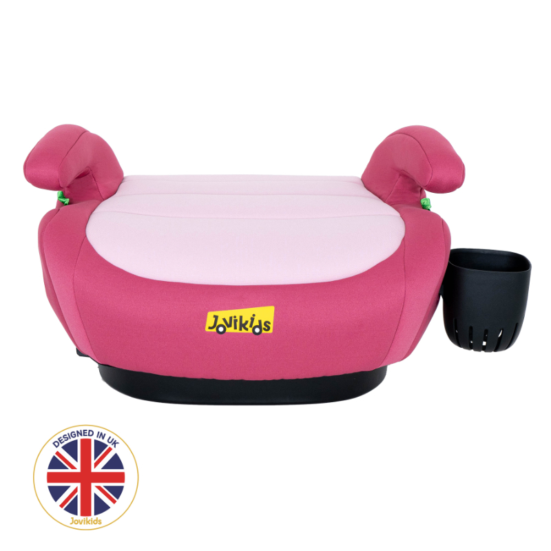 جوفيكيدز - مقعد سيارة معزز أوهو بلس آي سايز - وردي خدود